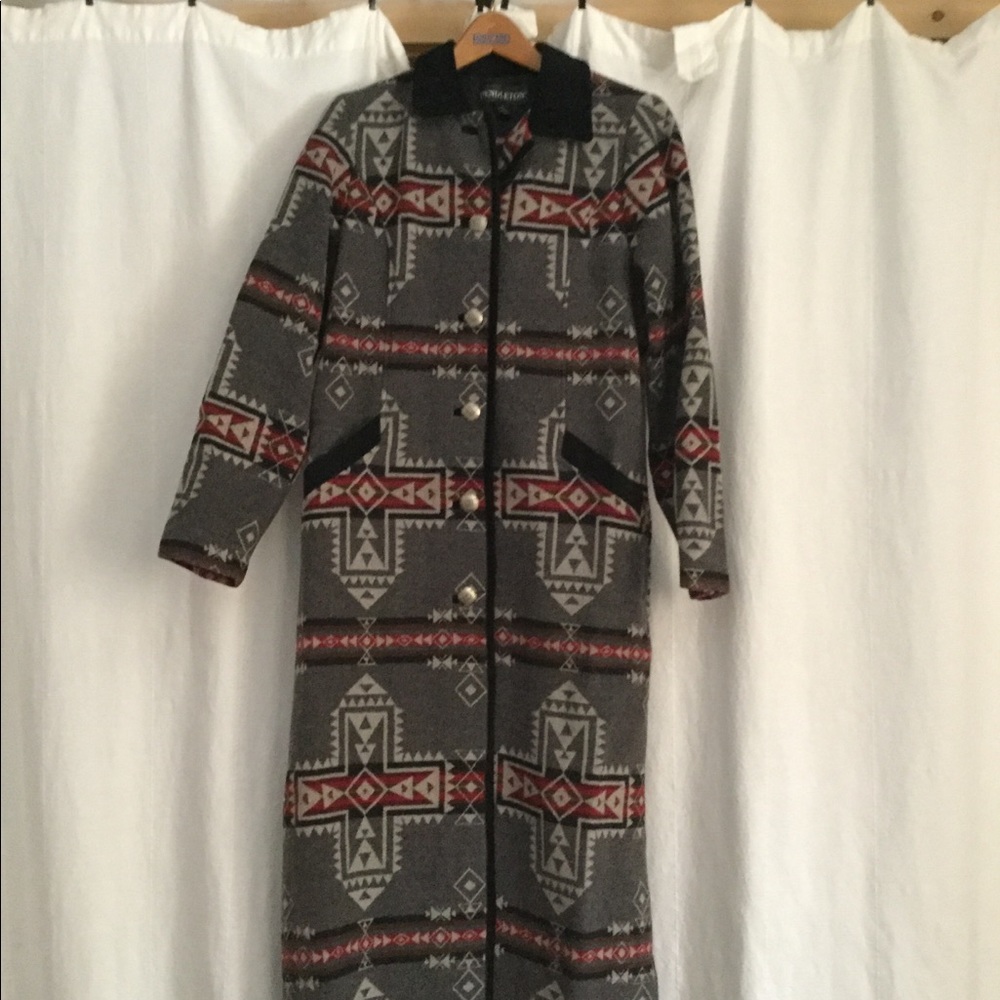 Pendleton Western Duster long wool coat